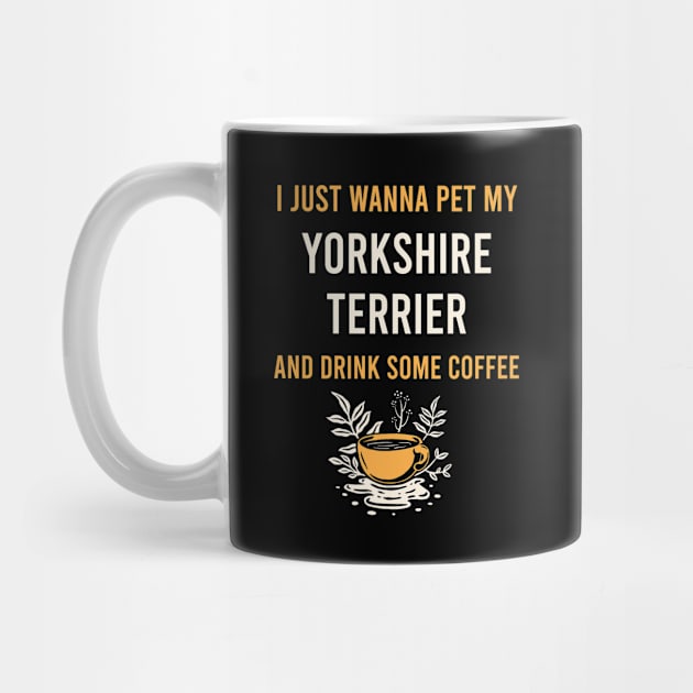 Yorkshire Terrier Yorkie Yorkies Dog Coffee by Hanh Tay